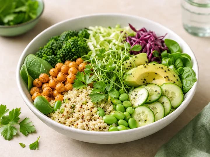 Grüne Bowl